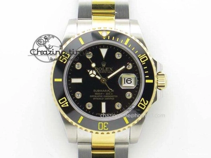 1220 Vibrant DateJust 41 126333 EWEF Best Edition YG Stick Dial on SS YG Jubilee Bracelet A 990